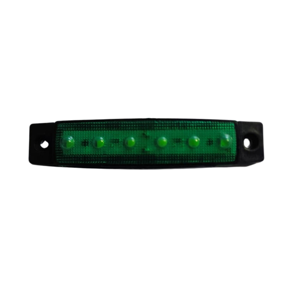 DC8348 STICKER TYPE GREEN LED SIDE MARKER LIGHT 12V/24V