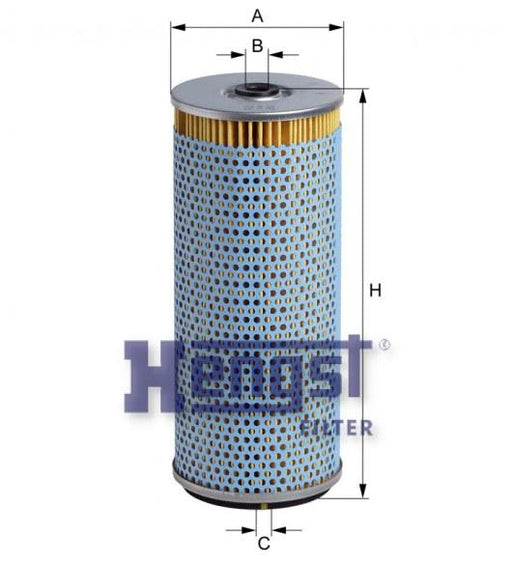 HENGST OIL FILTER ELMT W/O RING-MB E243HD13-SAJID Auto Online